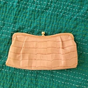 100% Leather Banana Republic Clutch